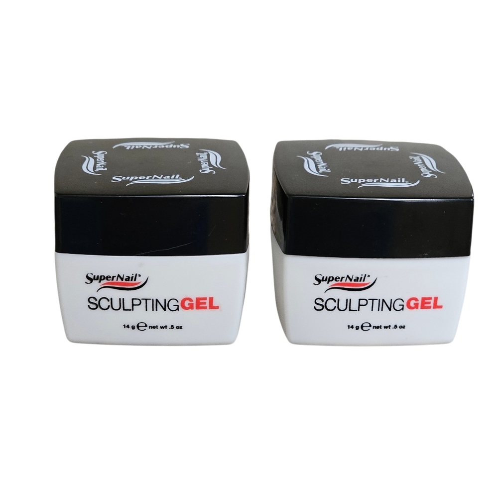 (2) SuperNail UV Sculpting Gel - 14g / 0.5oz New Sealed